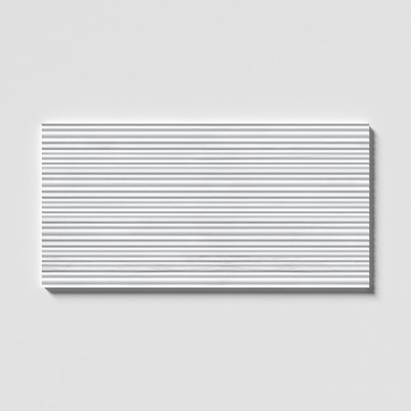 Mia Urbo Stone - fluted grooved marble tile gerippt marmor fliesen Royal Blanc Fine Large Tile