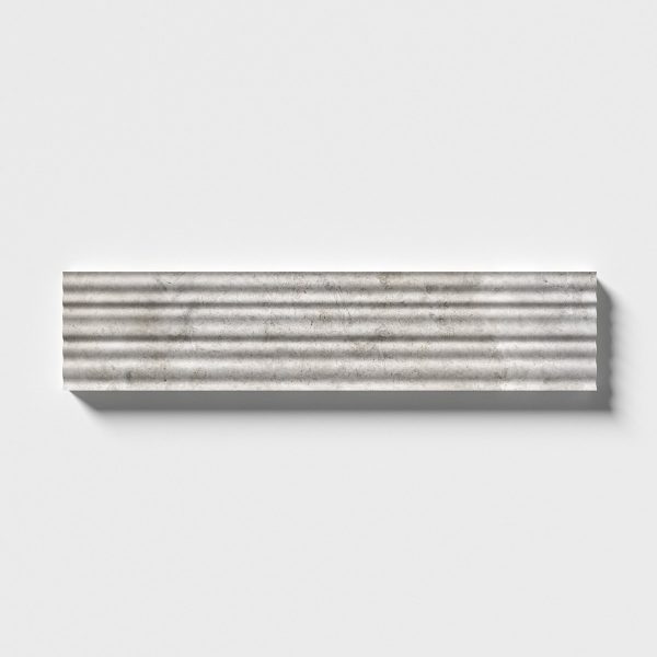 Mia Urbo Stone - fluted grooved marble tile gerippt marmor fliesen Silver Shadow Fine