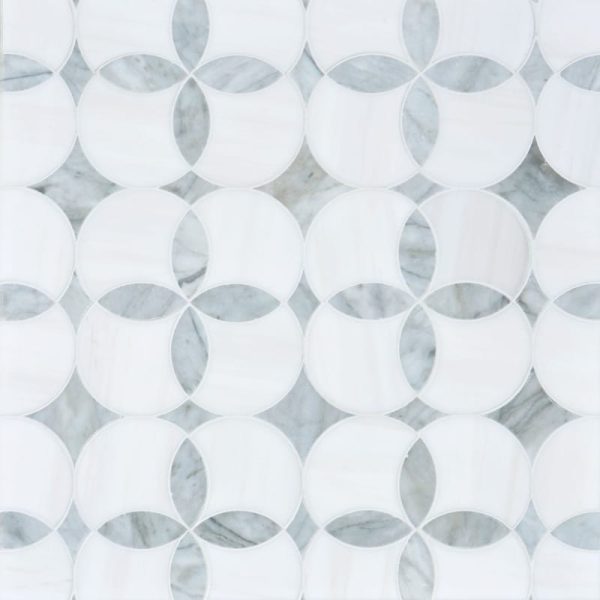 Urbo-Stone-Constantine-White-Water-Jet-luxury-marble-mosaic-Marmormosaik-Steinmosaik